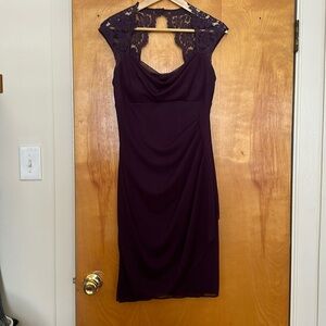 Xscape purple formal dress